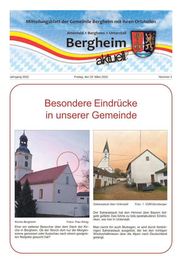Gemeindeblatt Bergheim 03/2022