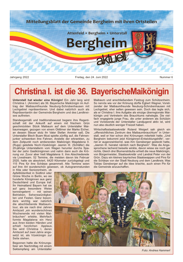 Gemeindeblatt Bergheim 06/2022