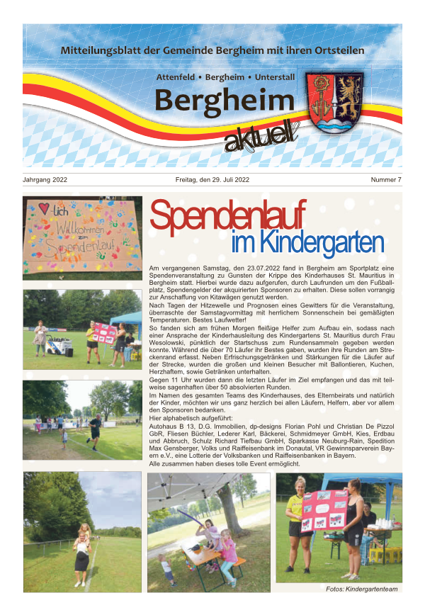 Gemeindeblatt Bergheim 07/2022