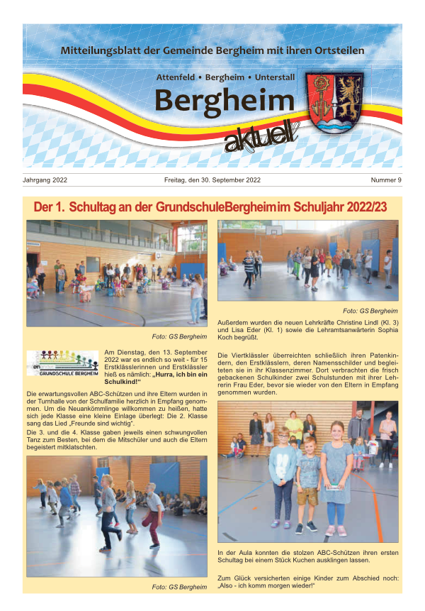 Gemeindeblatt Bergheim 09/2022