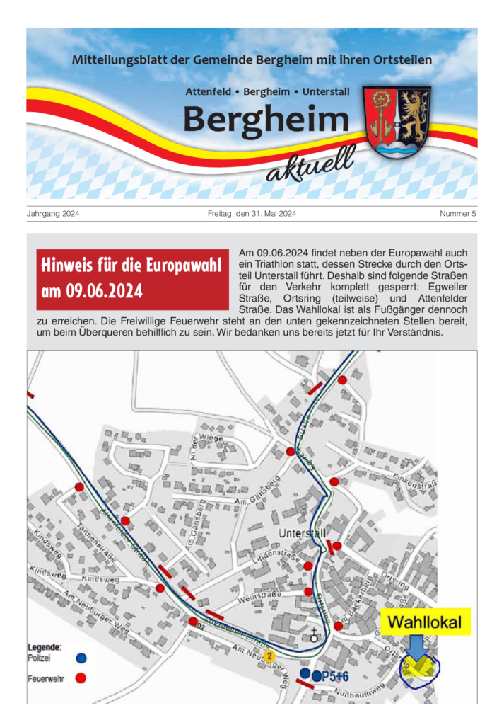 Gemeindeblatt Bergheim 05/2024