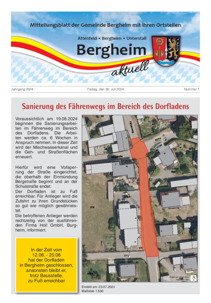 Gemeindeblatt Bergheim 07/2024