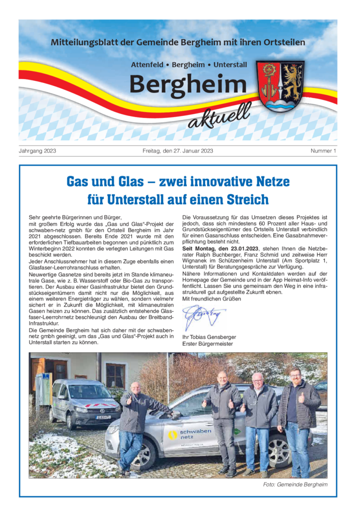 Gemeindeblatt Bergheim 01/2023