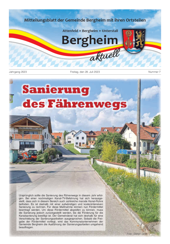 Gemeindeblatt Bergheim 07/2023