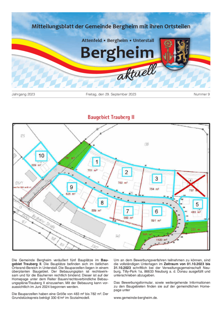 Gemeindeblatt Bergheim 09/2023