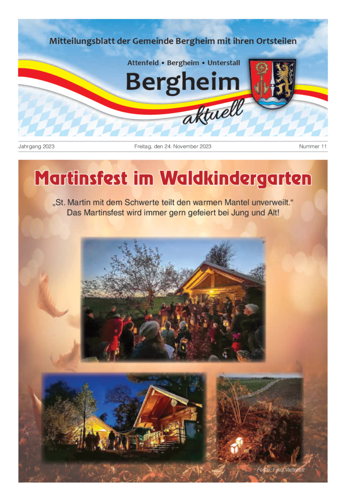 Gemeindeblatt Bergheim 11/2023