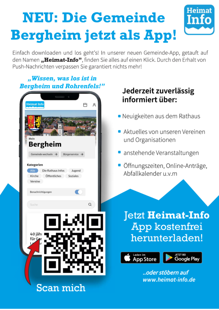 Info Flyer für die Heimt-Info App
